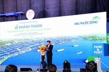 Bài phát biểu của Chủ tịch HĐQT - Lê Tự Minh tại Lễ Khánh Thành KCN Cầu Cảng IMG Phước Đông