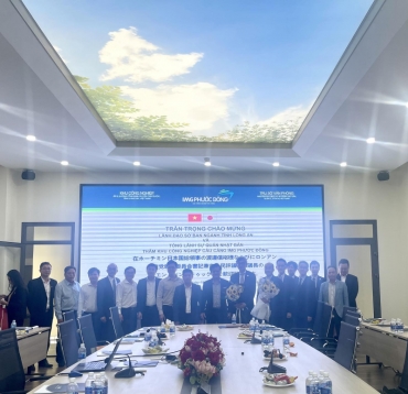 ĐÓN TIẾP LONG TRỌNG ĐOÀN TỔNG LÃNH SỰ QUÁN VÀ TỔ CHỨC DOANH NGHIỆP NHẬT BẢN THAM QUAN KCN IPD