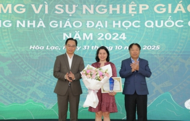 Giải thưởng IMG - Vì sự nghiệp giáo dục trao tặng Nhà giáo xuất sắc, sinh viên tài năng ĐHQGHN năm 2025