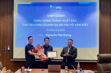 IMG vinh danh nhân sự xuất sắc và công bố bổ nhiệm lãnh đạo mới