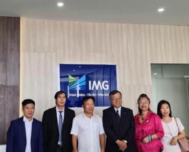 KCN Cầu Cảng IMG Phước Đông tiếp đón CB ban ngành và đoàn DN Đài Loan