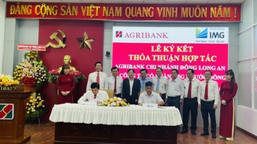 Lễ ký kết hợp tác giữa IMG Phước Đông và Ngân hàng Agribank chi nhánh Đông Long An