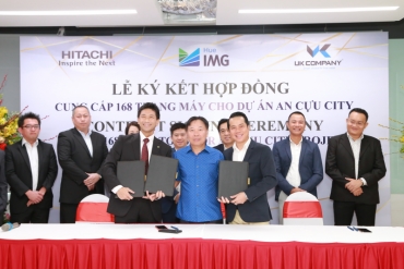 Lễ ký kết thoả thuận hợp tác chiến lược cung cấp thang máy Hitachi cho dự án An Cựu City (Huế)