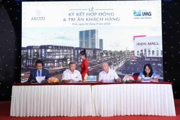 Shophouse An Cựu City- Ký kết hợp đồng và tri ân khách hàng